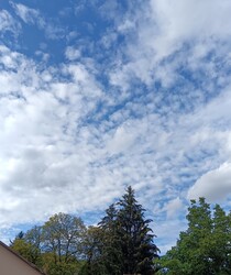 Miskolc, átvonuló felhőzet