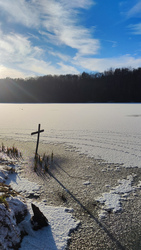 Befagyott Borostyàn-tó