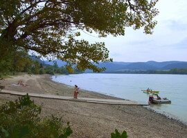 A zebegényi Duna-parton 