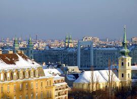 Havas, téli Budapest 