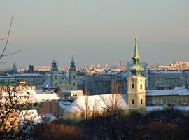 Havas, téli Budapest 