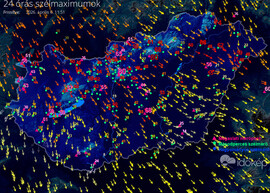 Meghozta a szelet a front