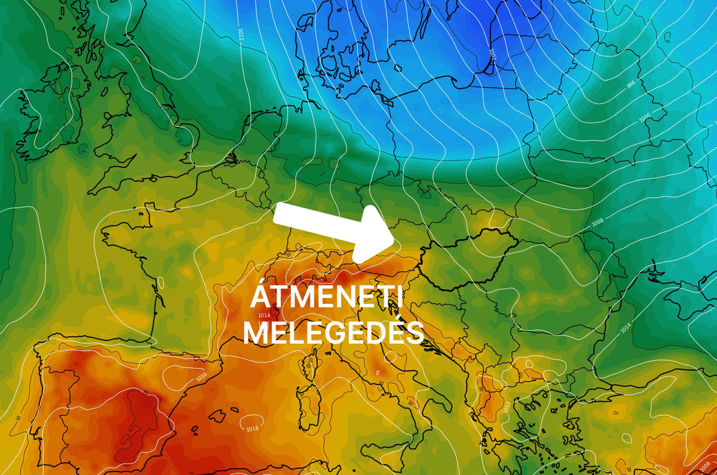Átmeneti melegedés jön csütörtöktől