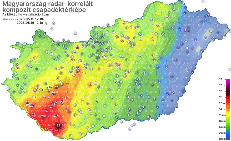 Már csak kelet vár a kiadós esőre