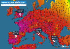Keddi maximumok Európában