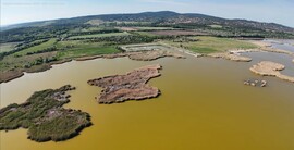 Kevés a víz a Velencei-tóban