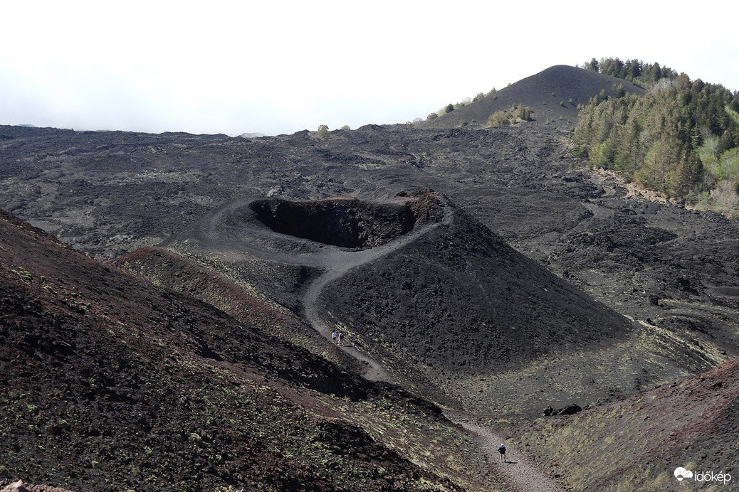 Etna látogatás ma egy hete 
