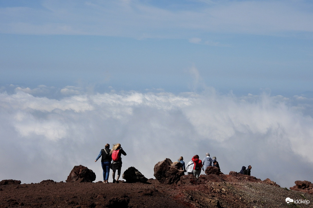 Etna látogatás ma egy hete 