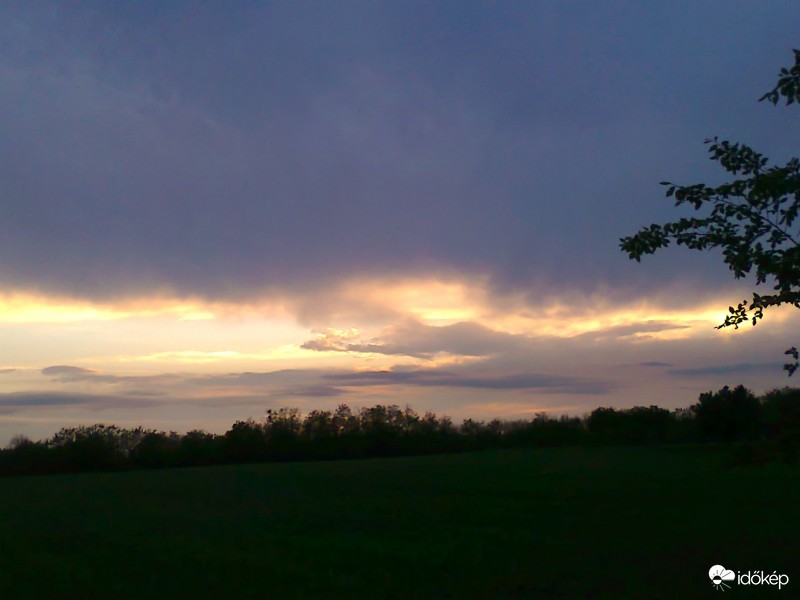 Barátihegyi naplemente 2017.5.6.