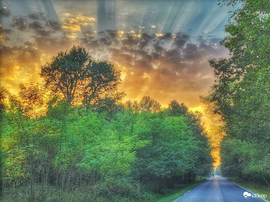 Országúti "diszkó"...