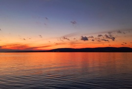 Ősz búcsúztató a Balaton közepéről