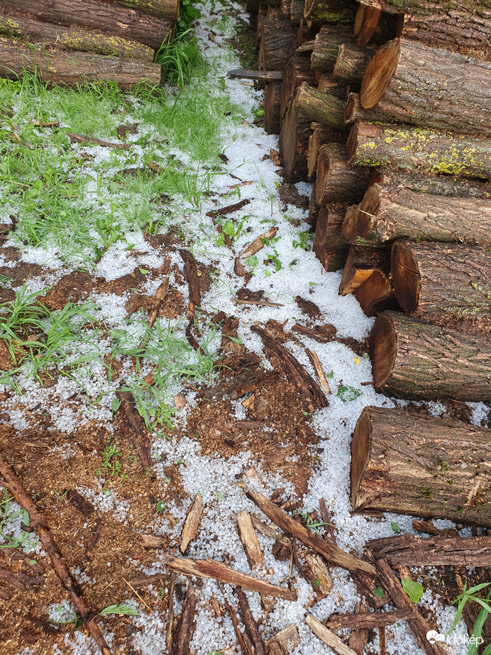 Nagylengyel jégeső 06.13