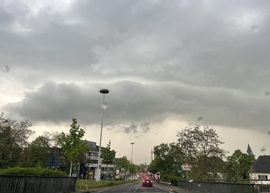 Zivatar peremfelhője Bonn-ból.