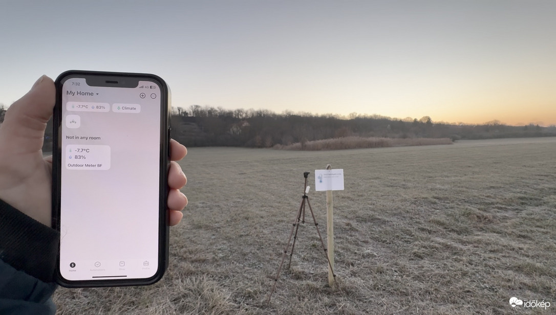 Ma reggel -8°C volt Gyúrón!