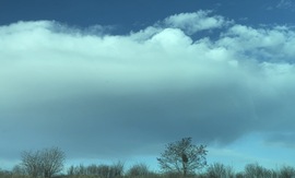 Itt már januárban tornyosulnak a cumulusok