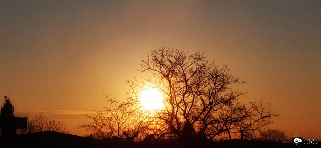 Szeged 3°C szép napos idő :)
