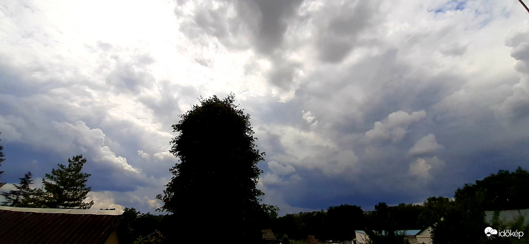 Szeged borult, fülledt idő