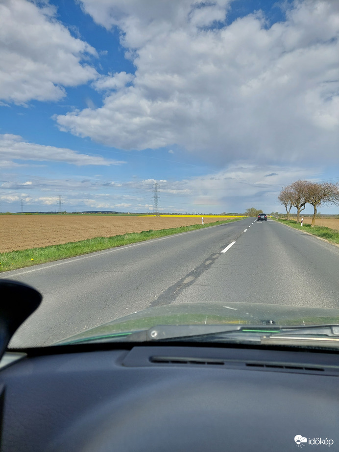 Egy kis szivárvány Nemesbőd felett