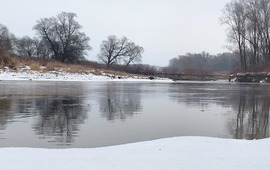 A Rába téli arca
