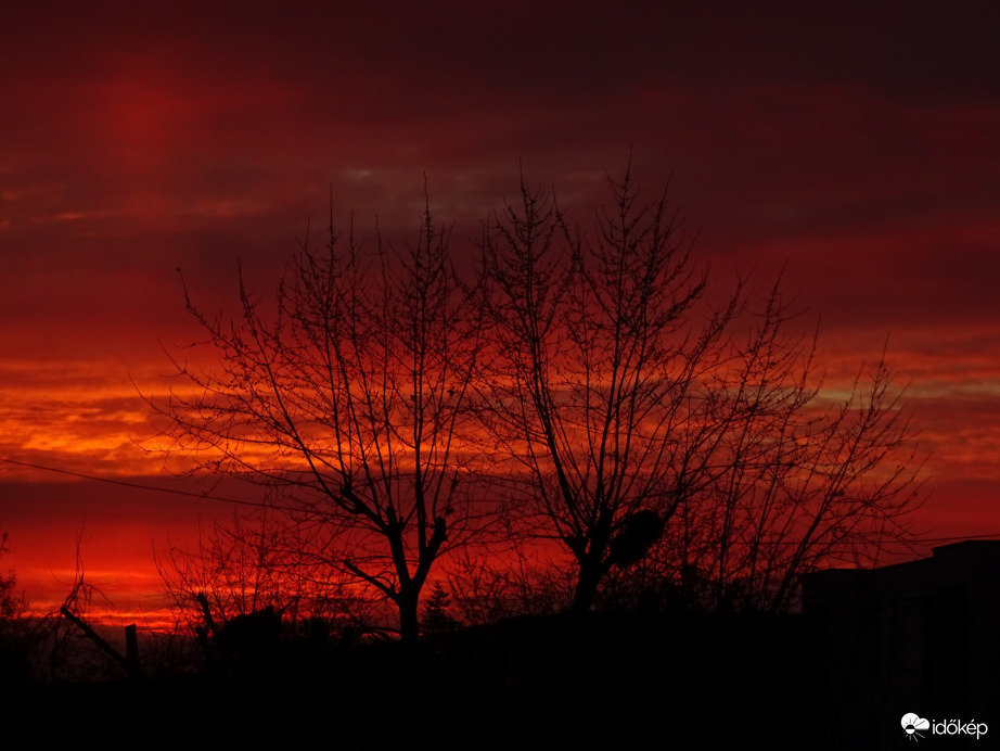 Egy újabb decemberi csoda naplemente