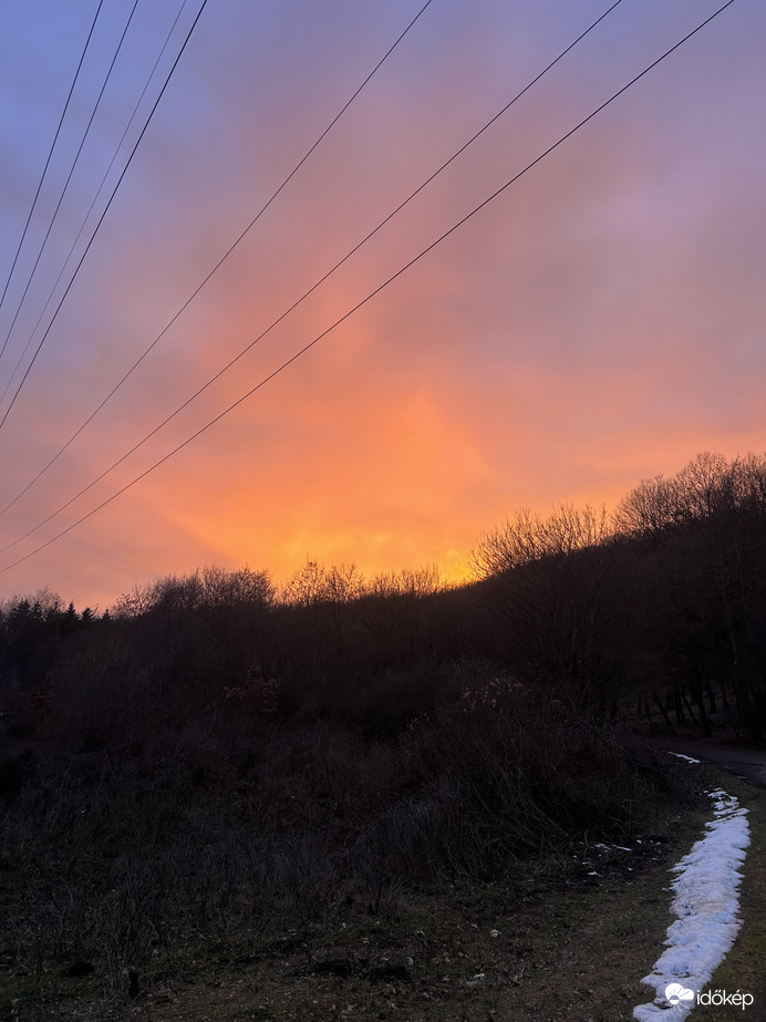 Séta naplementében