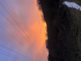 Séta naplementében