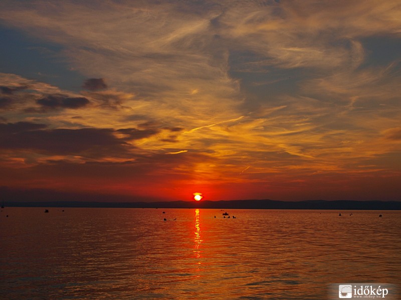Siófoki naplemente