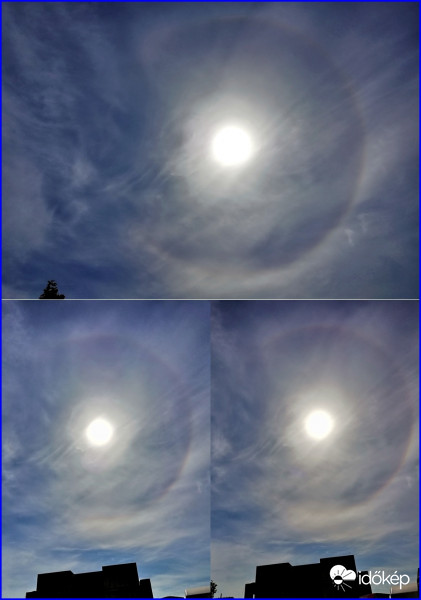 Halo Budaörs felett.