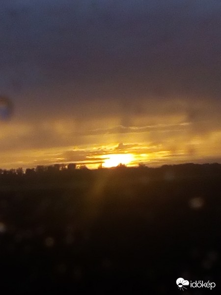 Tegnap esti naplemente vihar után