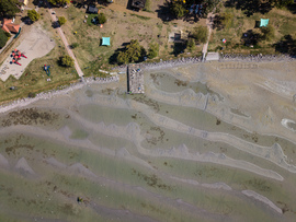 Balatonszemes - kikötő melletti strand