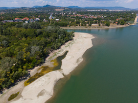 Rekordalacsony vízállás a Hajógyári-szigetnél II.
