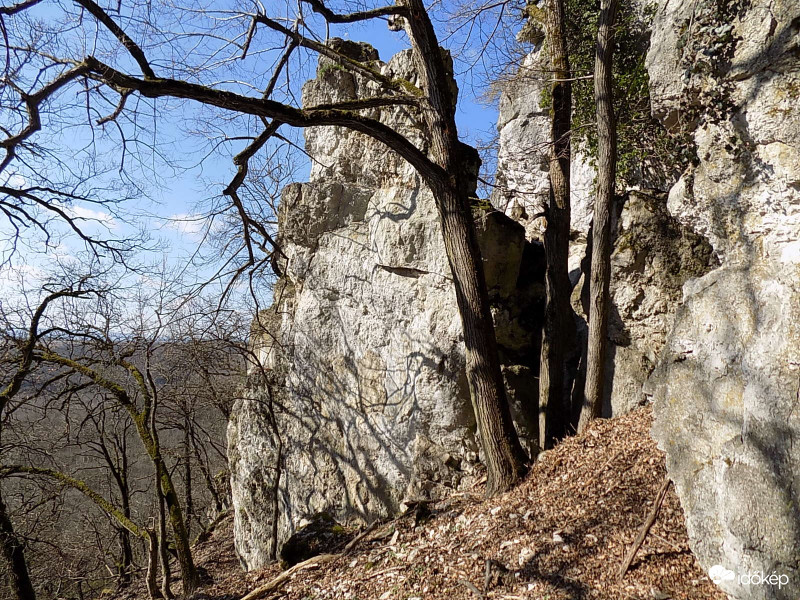 Dolomit sziklatornyok.