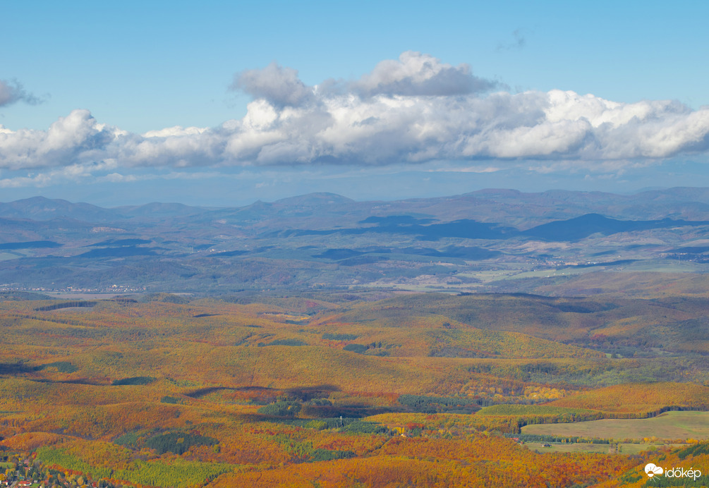 Őszi panoráma a Kékestetőről