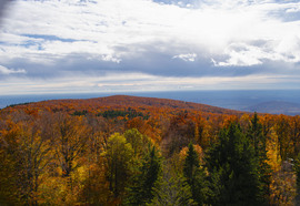 Őszi panoráma a Kékestetőről