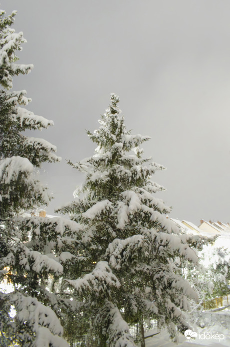 Havas reggel a Mátra lábánál