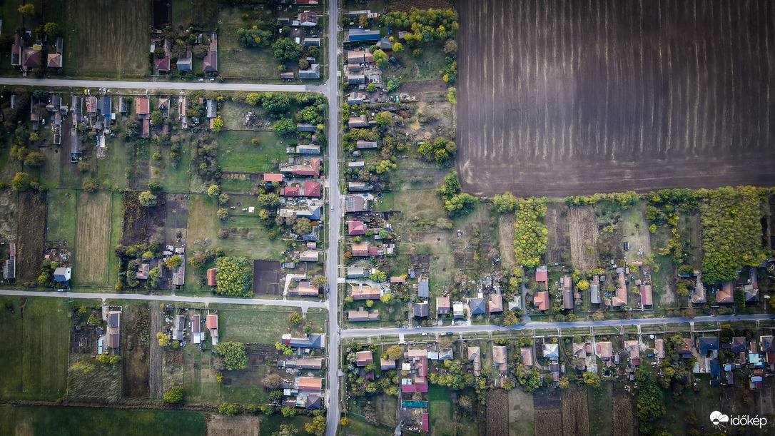 Részlet egy településről