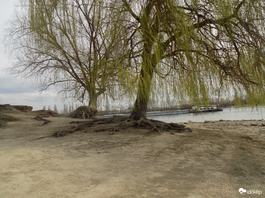 alacsony vízállás a Dunán
