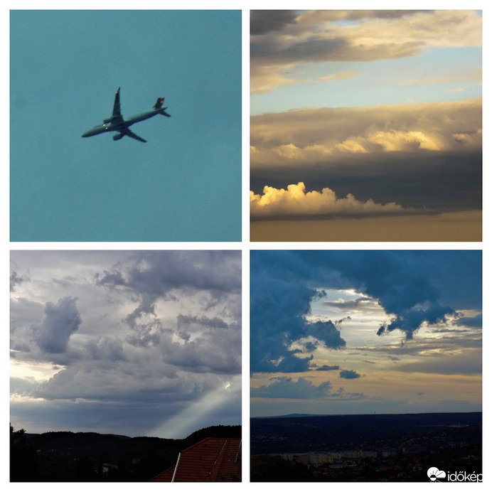 késődélután Budaörs felett