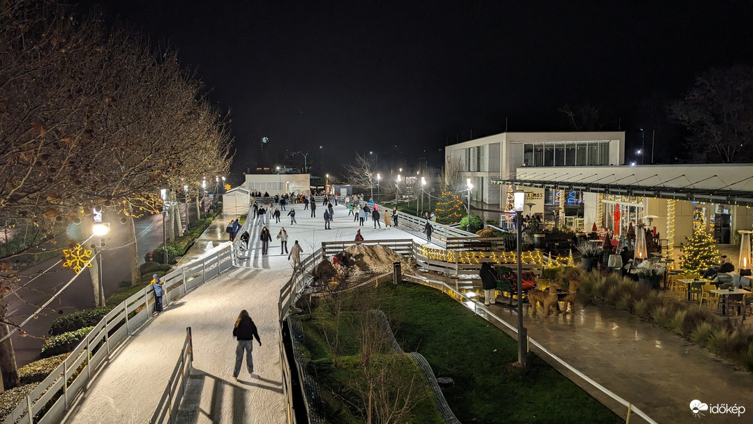 Élet a jégen. Balatonfüred