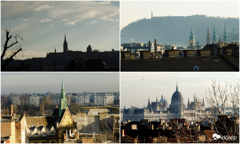 Lassan múlt a köd ma Budapesten