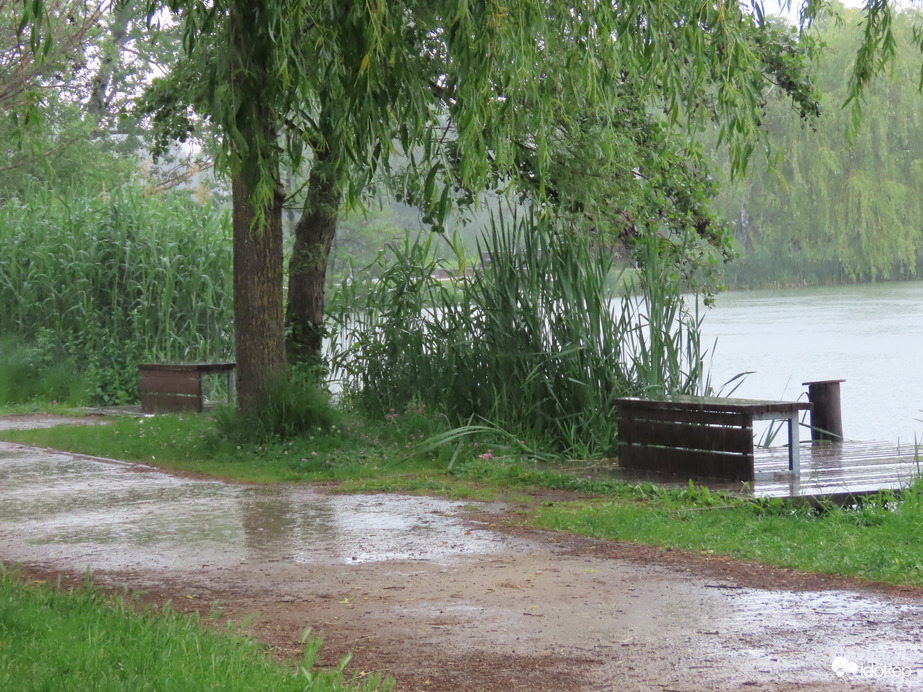 Hatalmas zápor kerekedett