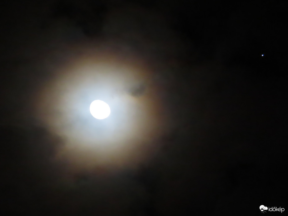 Hold-Jupiter együttállás