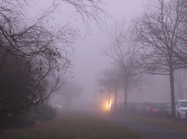 Ködös reggel Szombathelyen