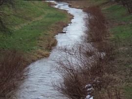 Megduzzadt a Perint-patak