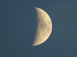 Hold napnyugta idején