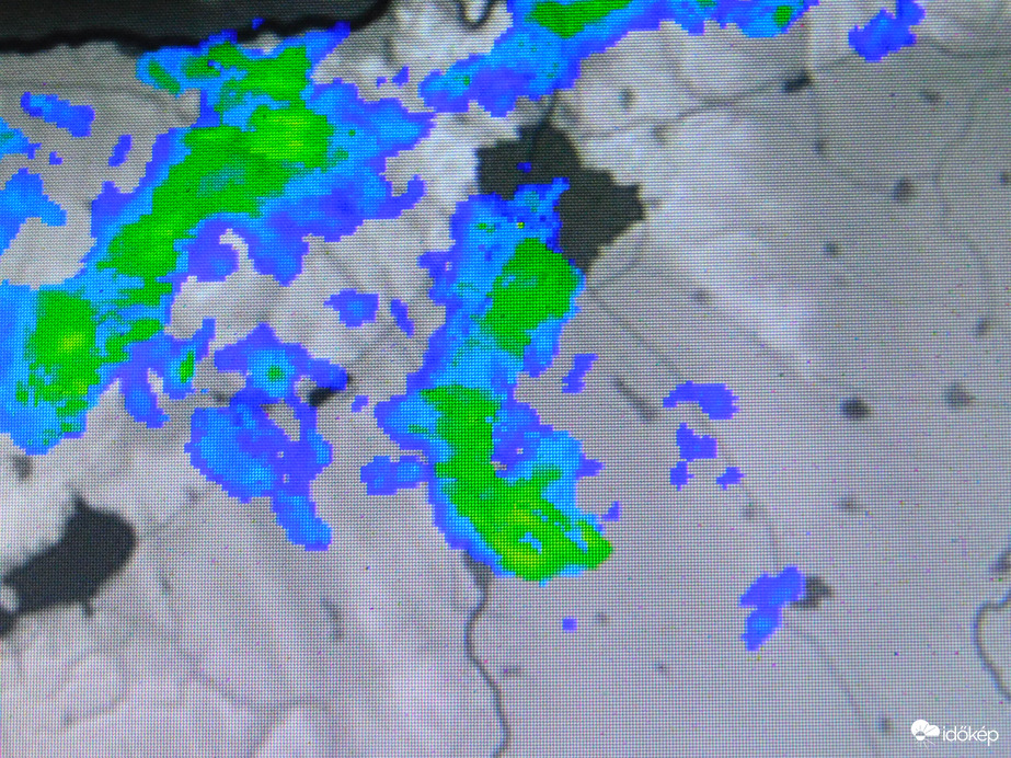 ilyen radar, de esett 5 percig 5 csepp