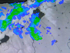 ilyen radar, de esett 5 percig 5 csepp