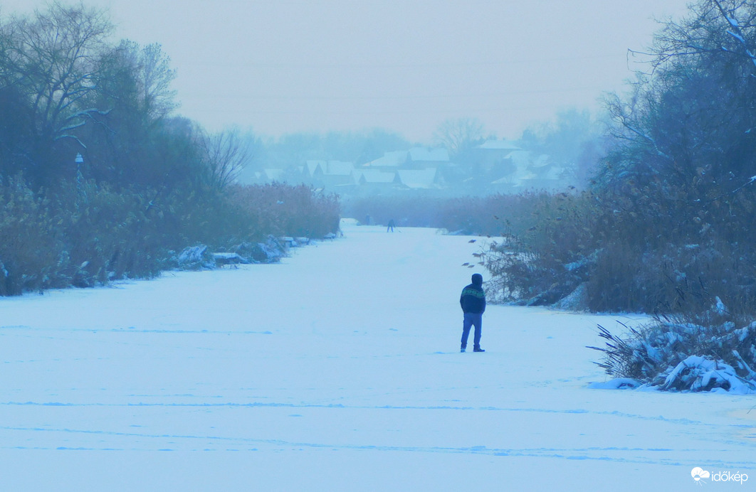 séta a jégen
