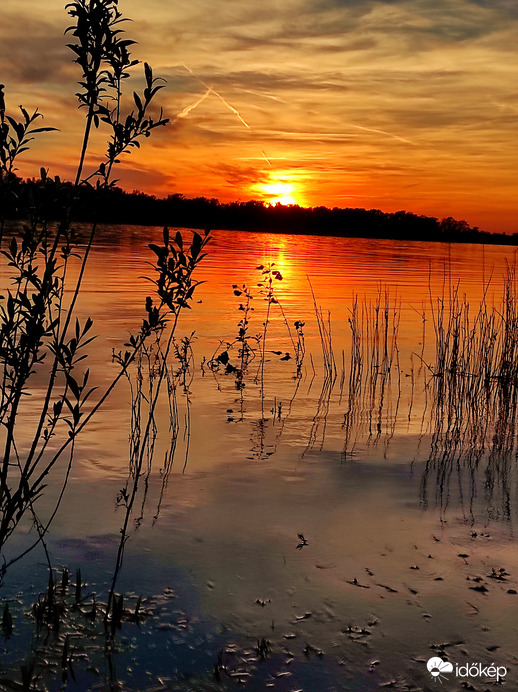 Lenyugvó nap sugarai 