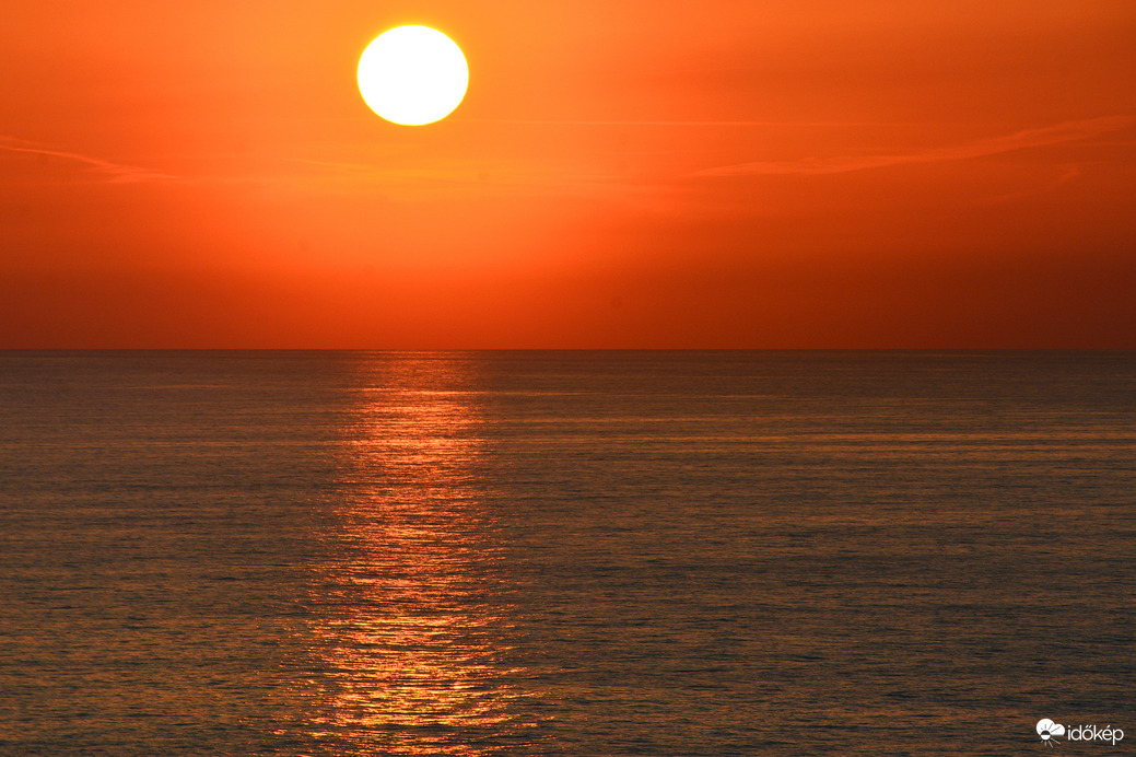 Naplemente az Adriai-tengeren